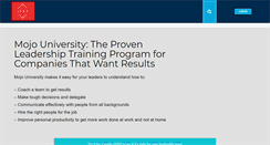 Desktop Screenshot of mojouniversity.com